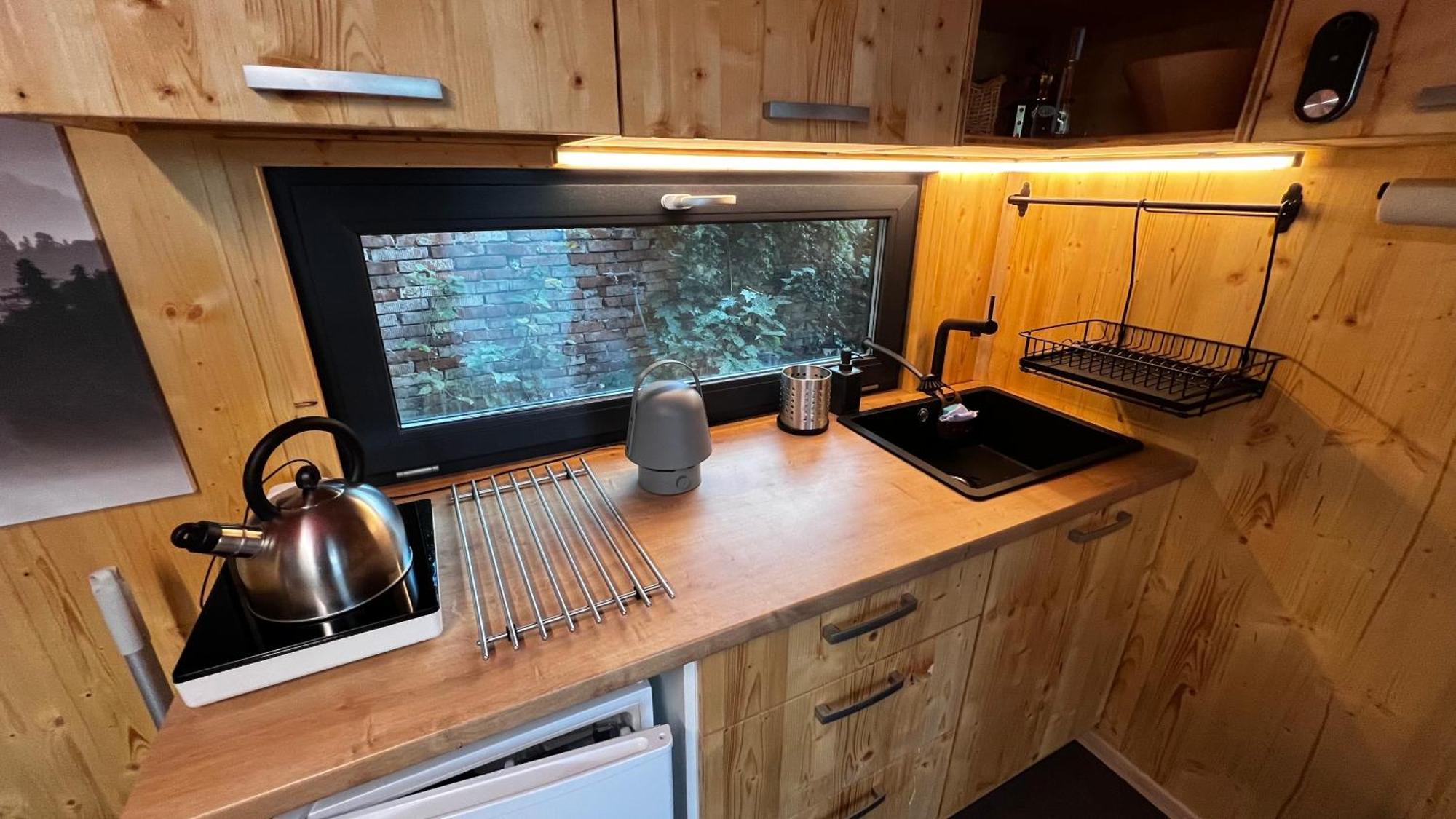 Tiny House Baraczek Brno-Jundrov, Ulice Veslarska Apartment Exterior photo
